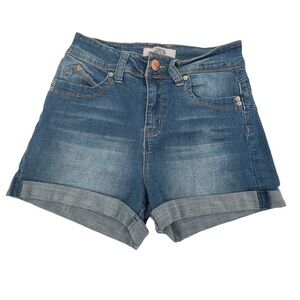 YMI Wanna Betta Butt Cuffed Hem Denim Jean Shorts Size 3 Women’s